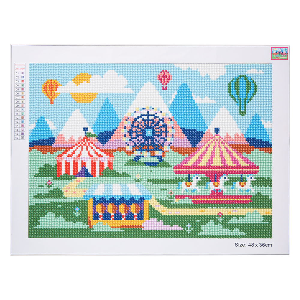 Simply Make Diamond Art Kit Fairground (DSM 105127) (OUTLET)