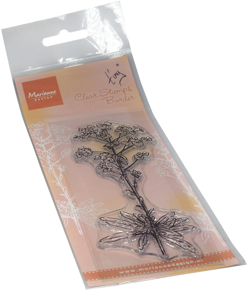 Marianne Design Clear Stamps Borders Tiny's Euphorbia (TC0914) (DISCONTINUED)