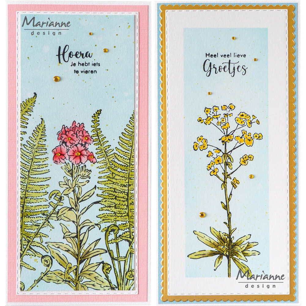 Marianne Design Clear Stamps Borders Tiny's Phlox (TC0915) (DISCONTINUED) Marianne Design Clear Stamps Borders Tiny's Phlox (TC0915) (DISCONTINUED)