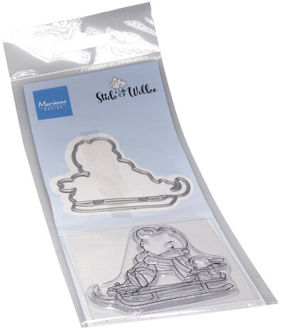 Marianne Design Stamp & Die Stick & Wolke - Bear & Rabbit (CS1138) (DISCONTINUED) Marianne Design Stamp & Die Stick & Wolke - Bear & Rabbit (CS1138) (DISCONTINUED)