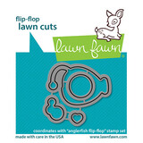 Lawn Fawn Anglerfish Flip-Flop Lawn Cuts Dies (LF2011) (OUTLET)