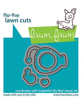 Lawn Fawn Anglerfish Flip-Flop Lawn Cuts Dies (LF2011) (OUTLET)