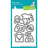 Lawn Fawn Yappy Birthday Lawn Cuts Dies (LF3159) (OUTLET)