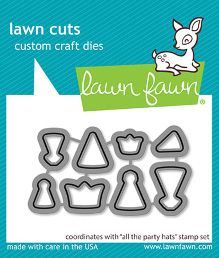 Lawn Fawn All The Party Hats Lawn Cuts Dies (LF3173) (OUTLET)