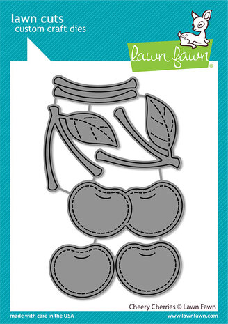 Lawn Fawn Cheery Cherries Lawn Cuts Dies (LF3179) (OUTLET)