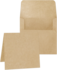 Square Cards 5 1/4x5 1/4 Inch with Envelopes - Kraft (4502656) (OUTLET) Square Cards 5 1/4x5 1/4 Inch with Envelopes - Kraft (4502656) (OUTLET)