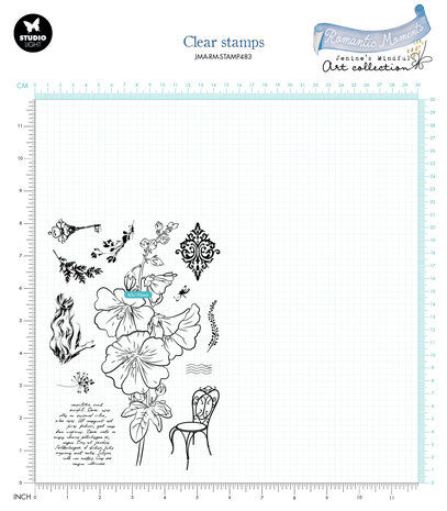 Studio Light Romantic Moments Clear Stamp Hollyhock (JMA-RM-STAMP483) (OUTLET) Studio Light Romantic Moments Clear Stamp Hollyhock (JMA-RM-STAMP483) (OUTLET)