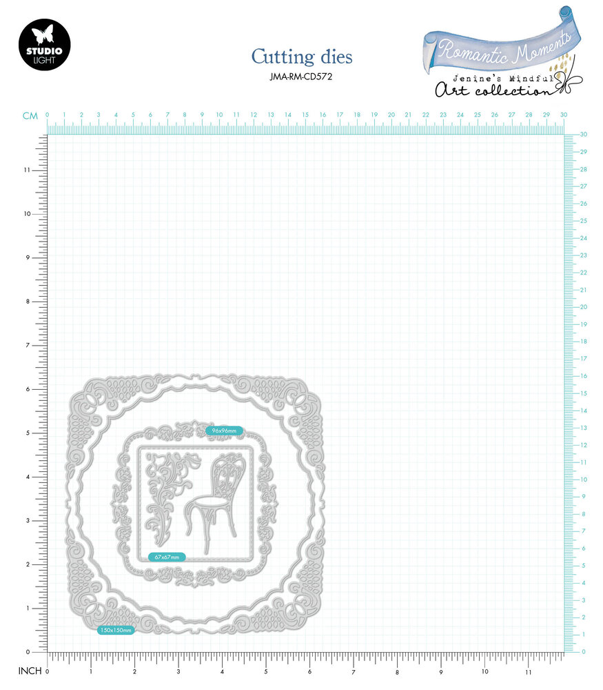 Studio Light Romantic Moments Dies Chair & Frame (JMA-RM-CD572) (OUTLET) Studio Light Romantic Moments Dies Chair & Frame (JMA-RM-CD572) (OUTLET)