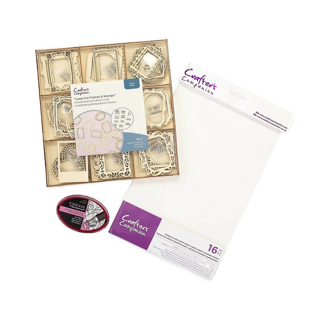 Crafter's Companion Laser Cut Frames & Stamps (CC-MME-LFRAM) (OUTLET)
