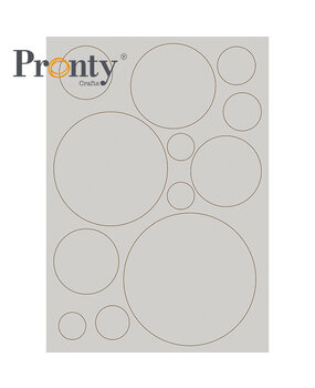 Pronty Crafts Grey Chipboard A4 Circles (492.001.040) (DISCONTINUED) Pronty Crafts Grey Chipboard A4 Circles (492.001.040) (DISCONTINUED)