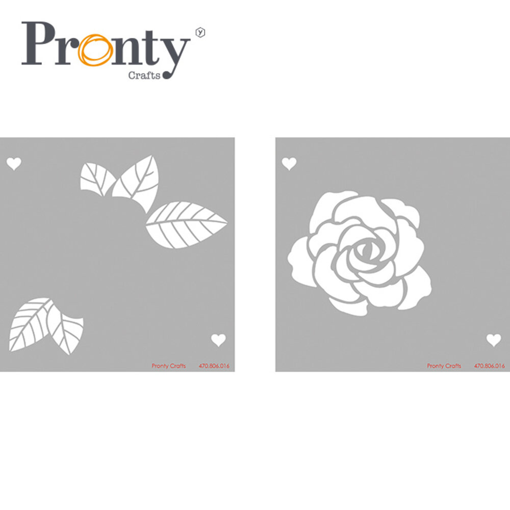 Pronty Crafts Mask Stencil Layered Rose (2pcs) (470.806.016) (DISCONTINUED) Pronty Crafts Mask Stencil Layered Rose (2pcs) (470.806.016) (DISCONTINUED)