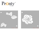Pronty Crafts Mask Stencil Layered Rose (2pcs) (470.806.016) (DISCONTINUED)