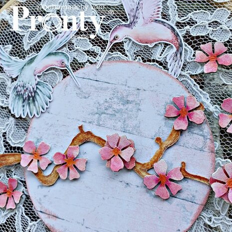 Pronty Crafts Grey Chipboard A4 Layered Cherry Blossom (492.001.042) (DISCONTINUED) Pronty Crafts Grey Chipboard A4 Layered Cherry Blossom (492.001.042) (DISCONTINUED)