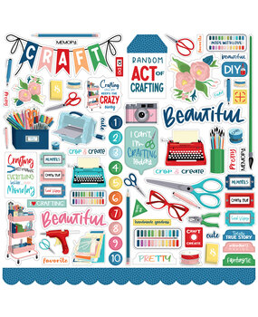 Carta Bella Happy Crafting Element Sticker (CBHCR157014) (OUTLET)