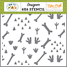 Echo Park I Dig Dinosaurs Stencil (DM321036) (OUTLET)