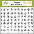 Fossil Footprints Stencil (DM321034) (DISCONTINUED) Fossil Footprints Stencil (DM321034) (DISCONTINUED)