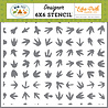 Echo Park Fossil Footprints Stencil (DM321034) (OUTLET)