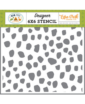 Echo Park Jurassic Spots Stencil (DM321033) (DISCONTINUED) Echo Park Jurassic Spots Stencil (DM321033) (DISCONTINUED)