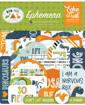 Echo Park Dino-Mite Ephemera (DM321024) (DISCONTINUED) Echo Park Dino-Mite Ephemera (DM321024) (DISCONTINUED)
