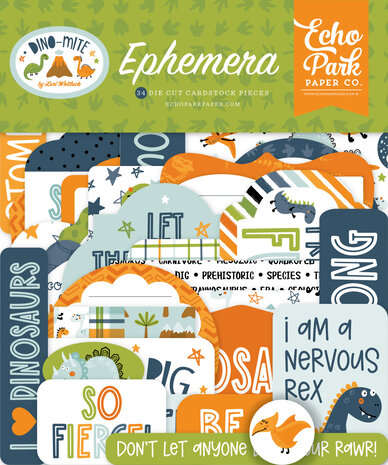 Echo Park Dino-Mite Ephemera (DM321024) (DISCONTINUED) Echo Park Dino-Mite Ephemera (DM321024) (DISCONTINUED)