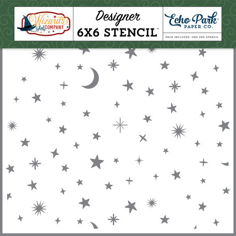Echo Park Magical Night Sky Stencil (WAC322036) (DISCONTINUED) Echo Park Magical Night Sky Stencil (WAC322036) (DISCONTINUED)