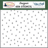 Echo Park Charming Sparkles Stencil (WAC322034) (DISCONTINUED)