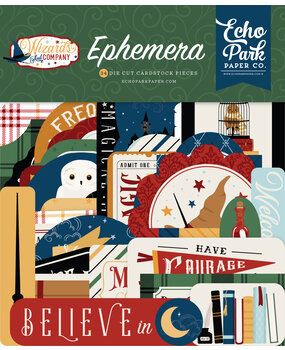Echo Park Wizards And Company Ephemera (WAC322024) (OUTLET)
