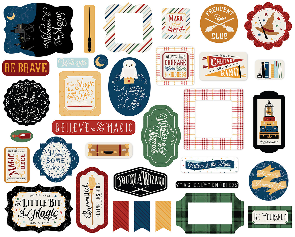 Echo Park Wizards And Company Ephemera (WAC322024) (OUTLET) Echo Park Wizards And Company Ephemera (WAC322024) (OUTLET)