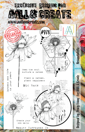 Aall and Create Stamp Set A5 Hexapetalistic (AALL-TP-978) (DISCONTINUED) Aall and Create Stamp Set A5 Hexapetalistic (AALL-TP-978) (DISCONTINUED)