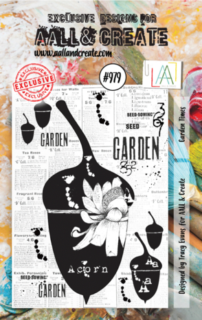 Aall and Create Stamp Set A7 Garden Times (AALL-TP-979) (DISCONTINUED) Aall and Create Stamp Set A7 Garden Times (AALL-TP-979) (DISCONTINUED)