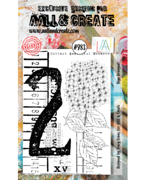 Aall and Create Stamp Set A6 Hiya Drangea! (AALL-TP-983) (DISCONTINUED)