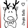 Woodware Mini Rudolph Clear Stamps (FRM063) (OUTLET) Woodware Mini Rudolph Clear Stamps (FRM063) (OUTLET)