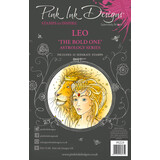 Pink Ink Designs Leo "The Bold One" A5 Clear Stamps (PI225) (OUTLET)