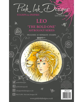 Pink Ink Designs Leo "The Bold One" A5 Clear Stamps (PI225) (OUTLET) Pink Ink Designs Leo "The Bold One" A5 Clear Stamps (PI225) (OUTLET)