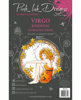Pink Ink Designs Virgo "Kindness" A5 Clear Stamps (PI231) (OUTLET)