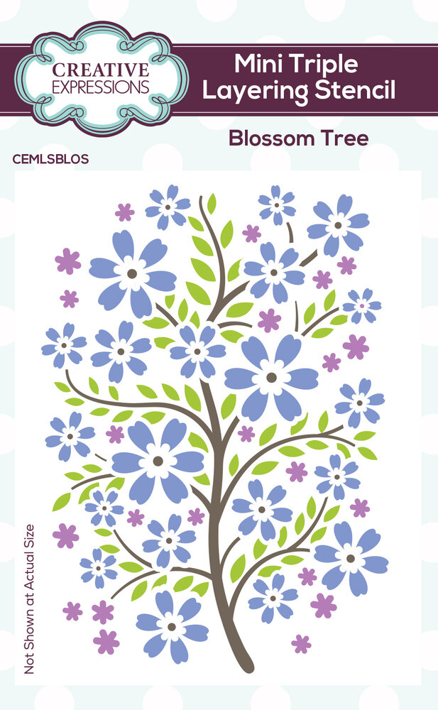 Creative Expressions Mini Triple Layering Stencil Blossom Tree (CEMLSBLOS) (OUTLET) Creative Expressions Mini Triple Layering Stencil Blossom Tree (CEMLSBLOS) (OUTLET)