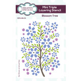 Creative Expressions Mini Triple Layering Stencil Blossom Tree (CEMLSBLOS) (OUTLET)