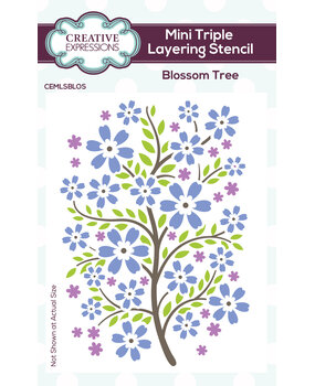 Creative Expressions Mini Triple Layering Stencil Blossom Tree (CEMLSBLOS) (OUTLET) Creative Expressions Mini Triple Layering Stencil Blossom Tree (CEMLSBLOS) (OUTLET)