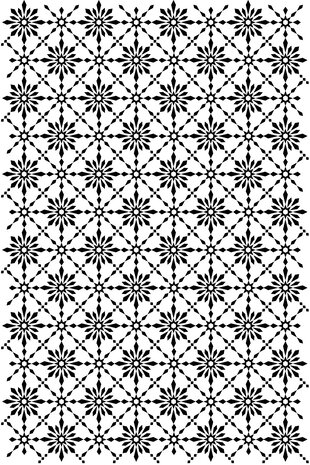 Creative Expressions Background Stamp A6 Yuletide Weave (CER047) (OUTLET)