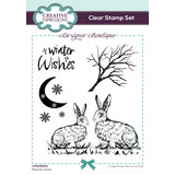 Creative Expressions Designer Boutique Clear Stamp A6 Moonlit Hares (UMSDB164) (OUTLET)