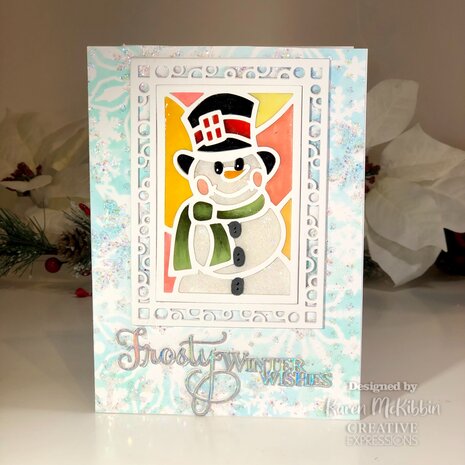 Creative Expressions Sue Wilson Craft Die Festive Stained Glass Snowman (CED3260) (OUTLET) Creative Expressions Sue Wilson Craft Die Festive Stained Glass Snowman (CED3260) (OUTLET)