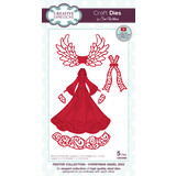 Creative Expressions Sue Wilson Craft Die Festive Christmas Angel 2023 (CED3258) (OUTLET)