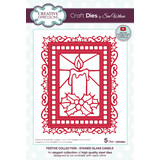 Creative Expressions Sue Wilson Craft Die Festive Stained Glass Candle (CED3264) (OUTLET)