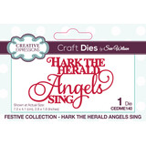 Creative Expressions Sue Wilson Craft Die Festive Hark The Herald Angels Sing (CEDME140) (OUTLET)