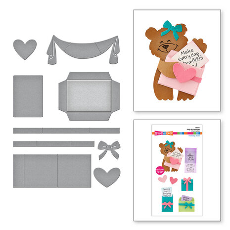 Stampendous Hugs Accessories Cutting Dies (S5-590) (OUTLET)