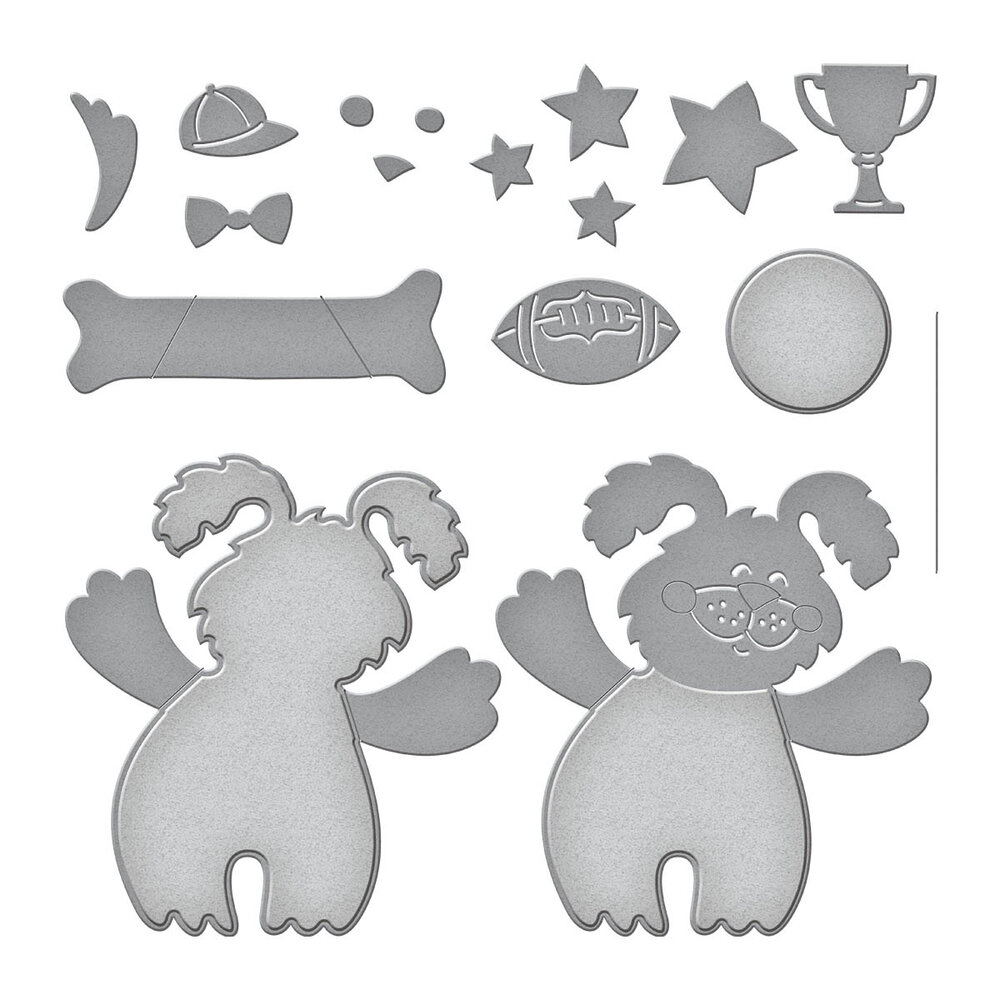 Stampendous Puppy Hugs Cutting Dies (S5-589) (OUTLET)