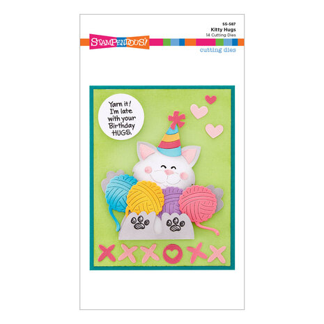 Stampendous Kitty Hugs Cutting Dies (S5-587) (OUTLET)