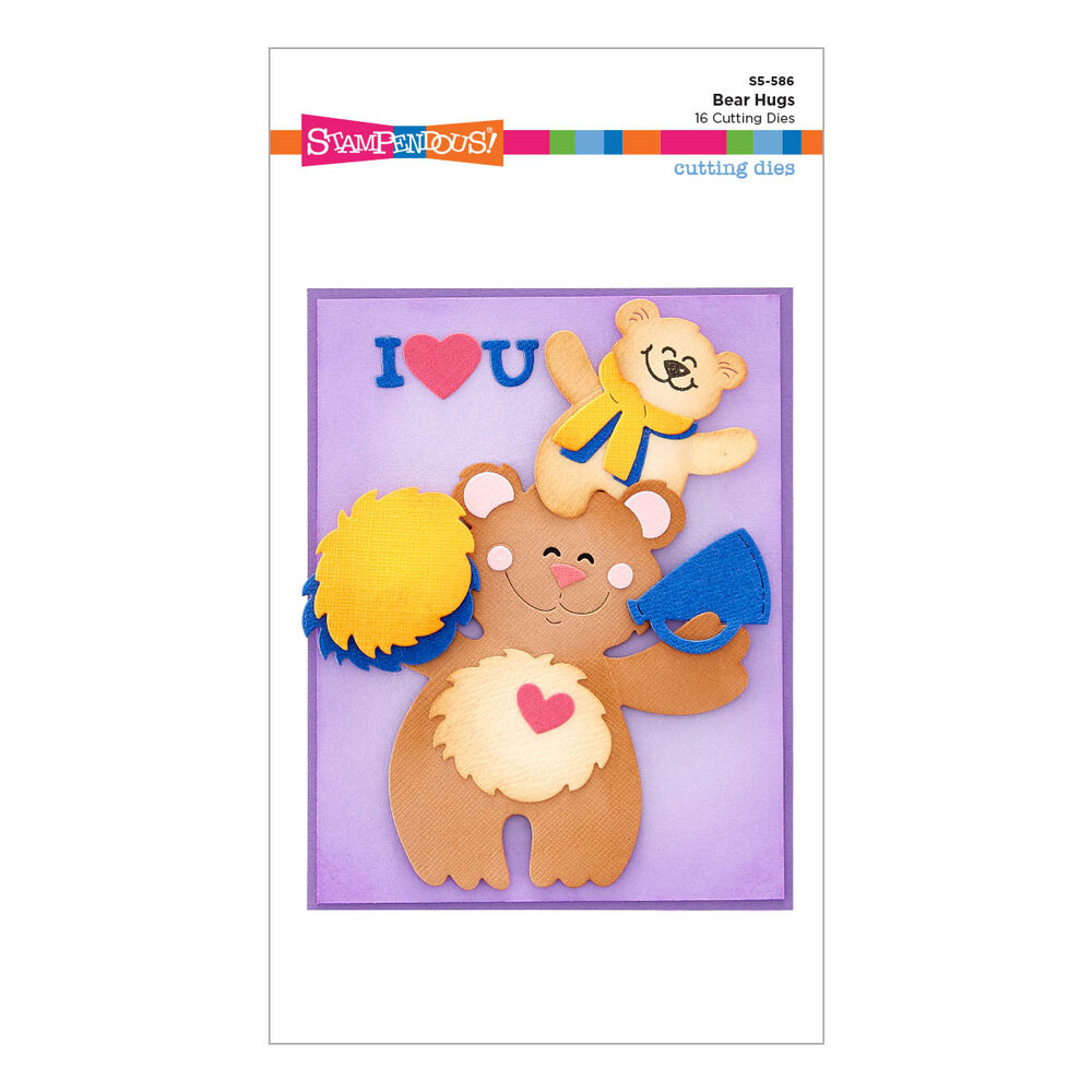 Stampendous Bear Hugs Cutting Dies (S5-586) (OUTLET)