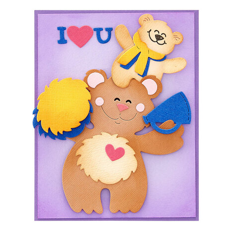 Stampendous Bear Hugs Cutting Dies (S5-586) (OUTLET)