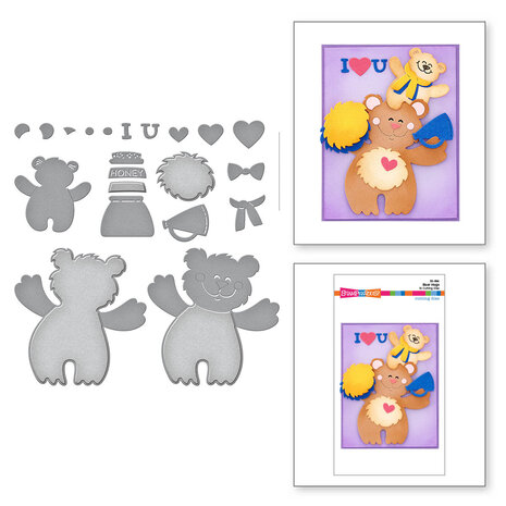 Stampendous Bear Hugs Cutting Dies (S5-586) (OUTLET)